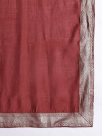 Anouk Women Ethnic Motifs Pleated Gotta Patti Kurta with Trousers & Dupatta