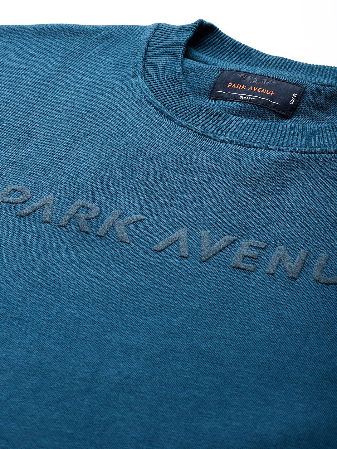 Park Avenue Slim Fit Brand Logo Printed Sweatshirt