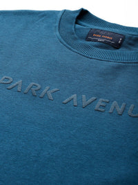 Park Avenue Slim Fit Brand Logo Printed Sweatshirt