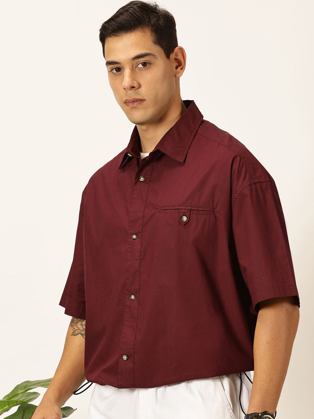 Thomas Scott Men Premium Opaque Casual Shirt