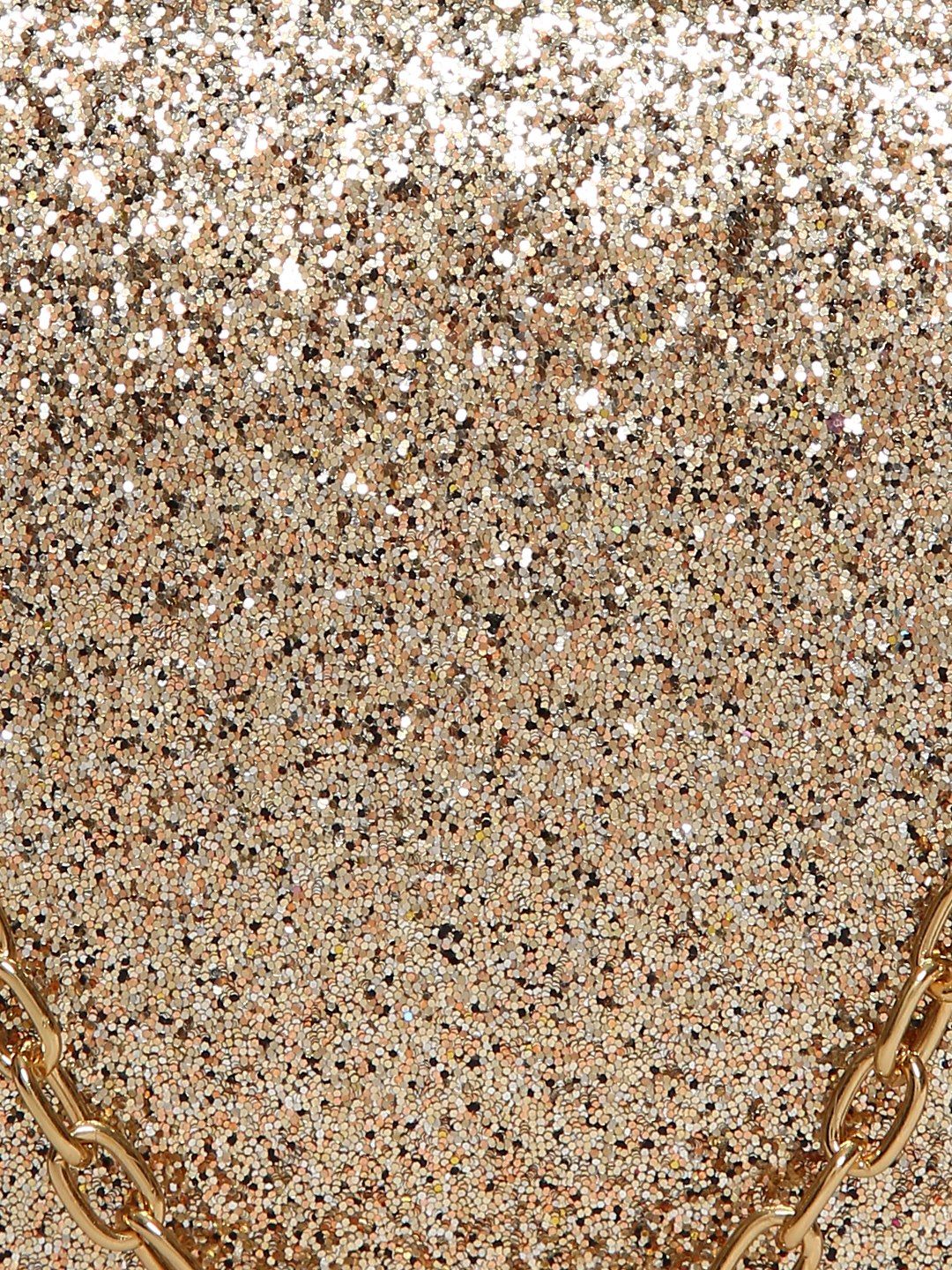 Lisa Hayden for Lino Perros Gold-Toned Shimmer Box Clutch