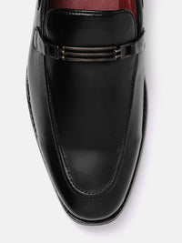 House of Pataudi Men Handcrafted Leather Formal Loafers