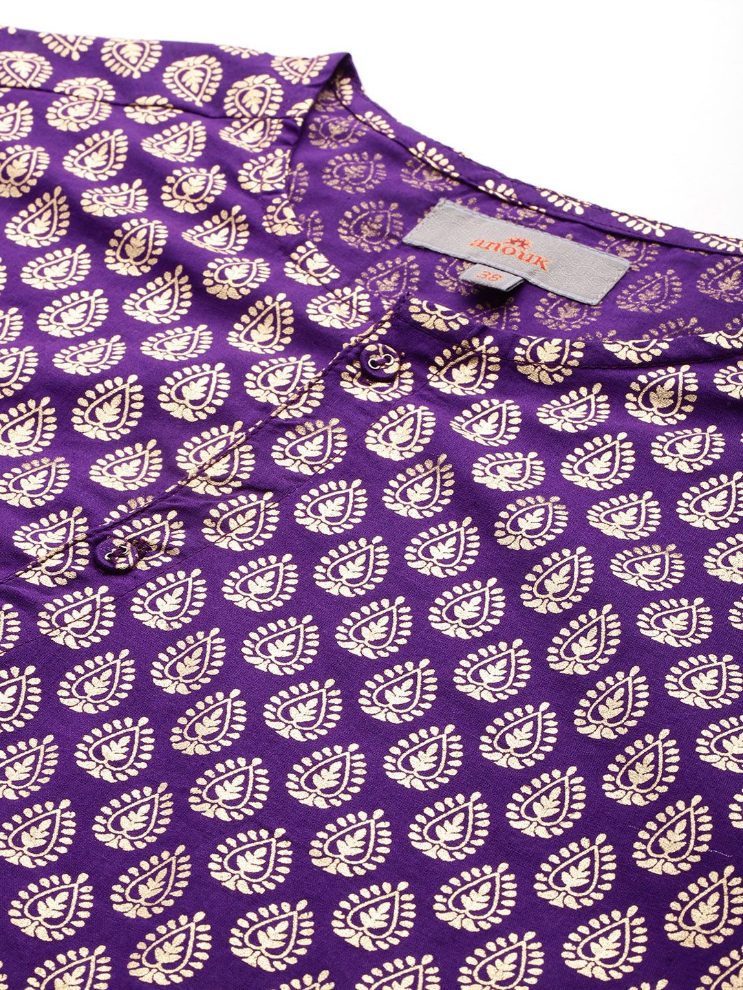 Anouk Ethnic Printed Pure Cotton Kurta
