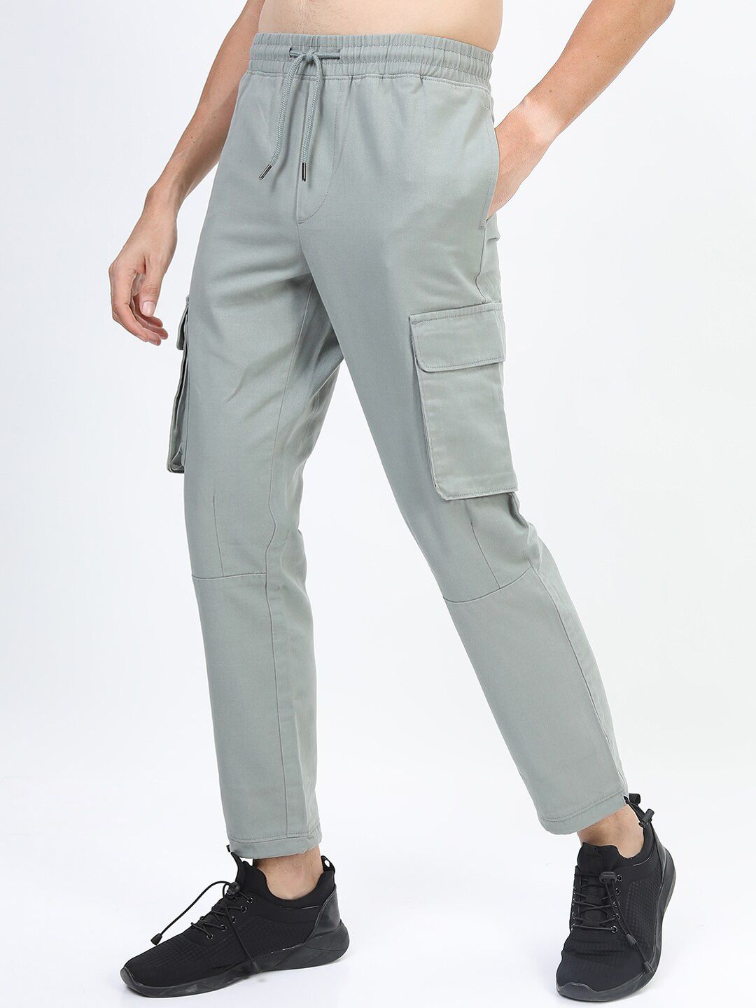 HIGHLANDER Men Chinos Cargo Pocket Trouser