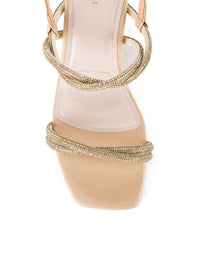 Lino Perros Women Embellished Open Toe Block Sandals