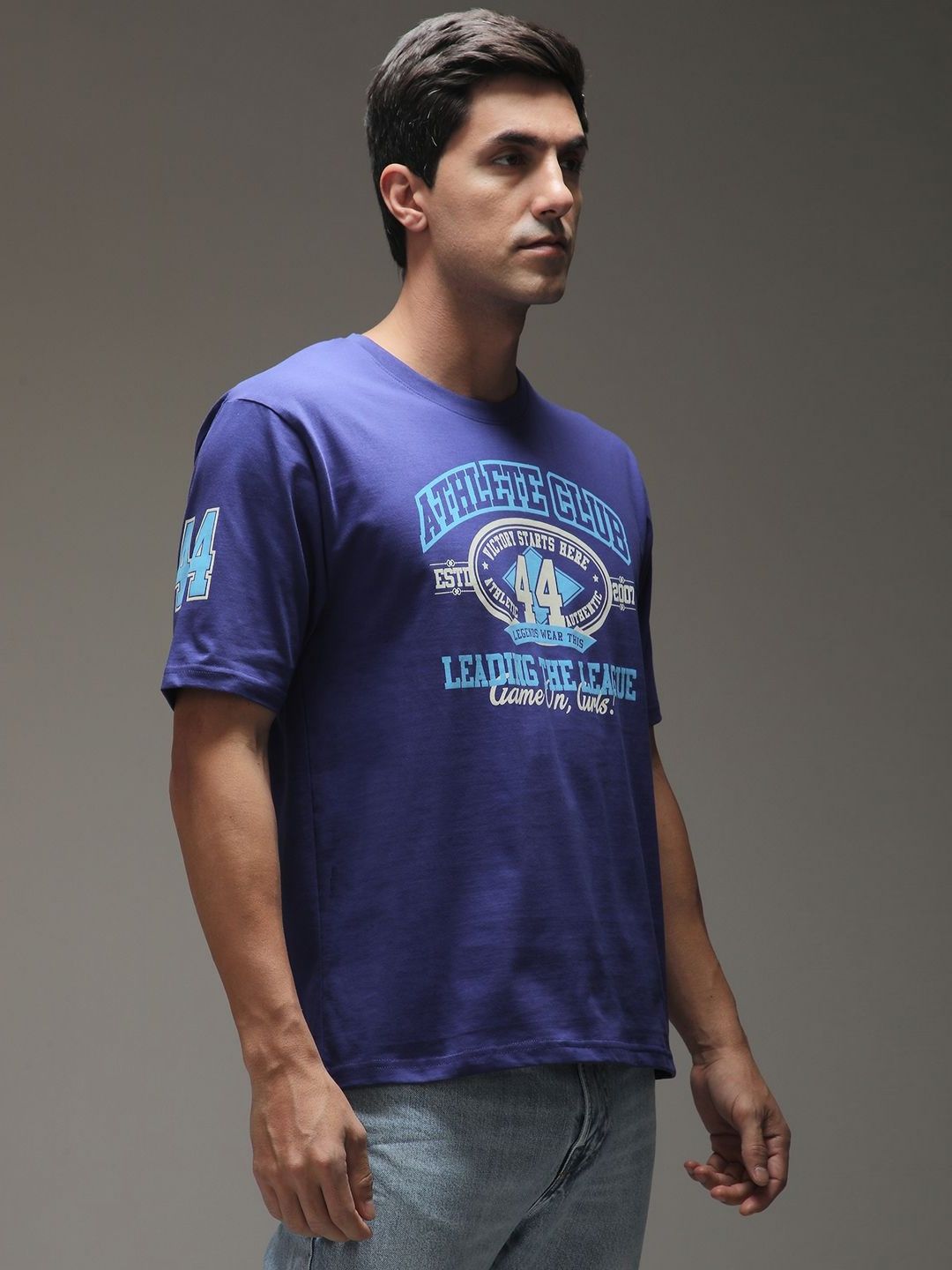 DILLINGER Men Typography Printed Round Neck Cotton T-shirt