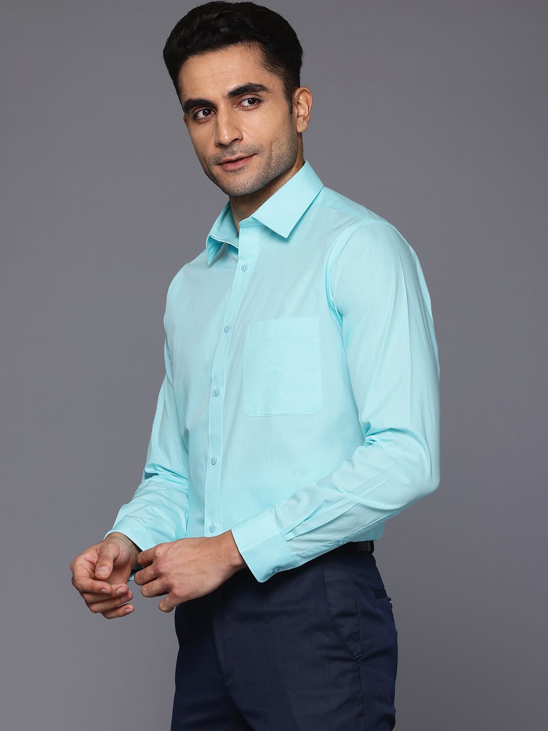 Raymond Pure Cotton Slim Fit Formal Shirt