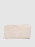 Lino Perros Women Croc Textured Zip Around Wallet