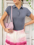 DressBerry Striped Polo Bodysuit