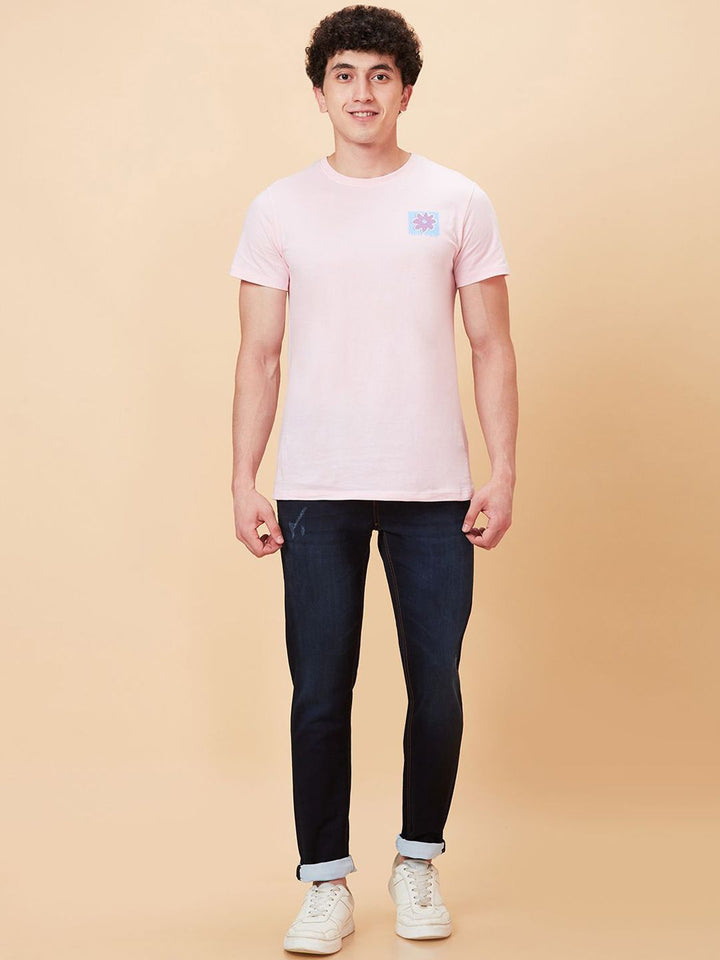 Being Human Men Slim Fit Low Distress Light Fade Jeans