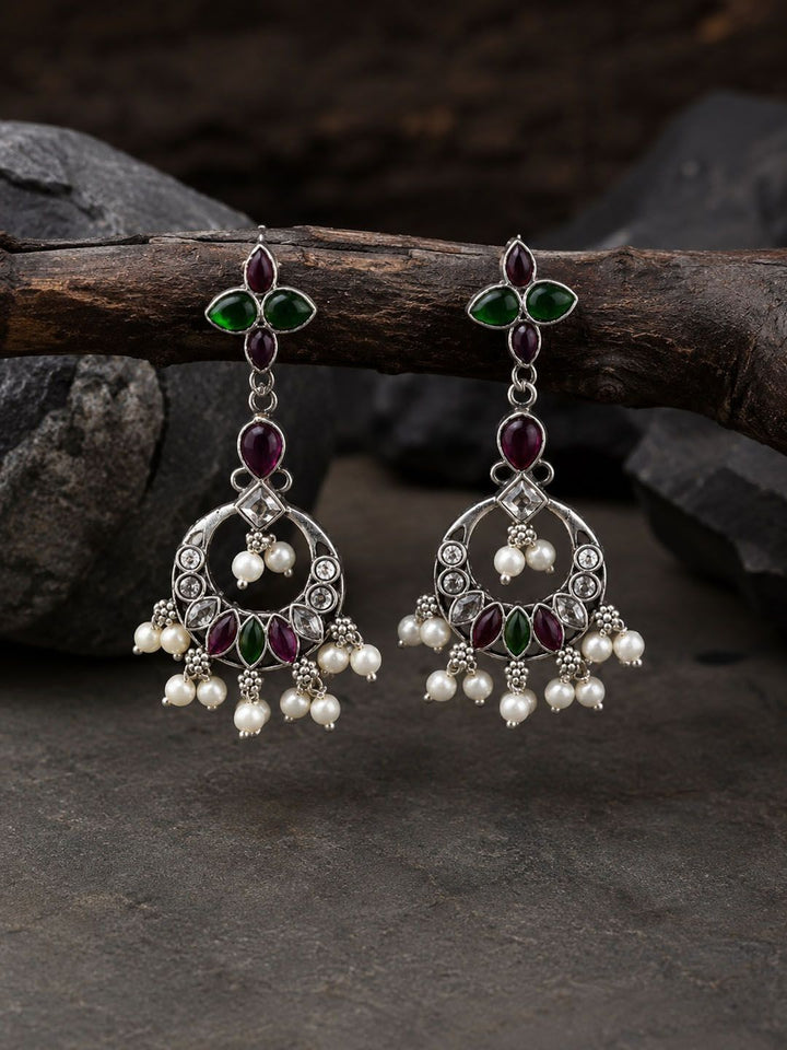 PANASH Circular Drop Earrings