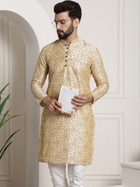 SOJANYA Floral Printed Silk Cotton Kurta