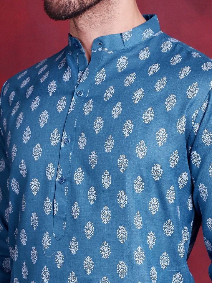 Jompers Ethnic Motif Printed Straight Kurta