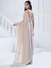 Saree mall Embellished Beads and Stones Organza Saree