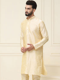 SOJANYA Men Jacquard Straight Kurta