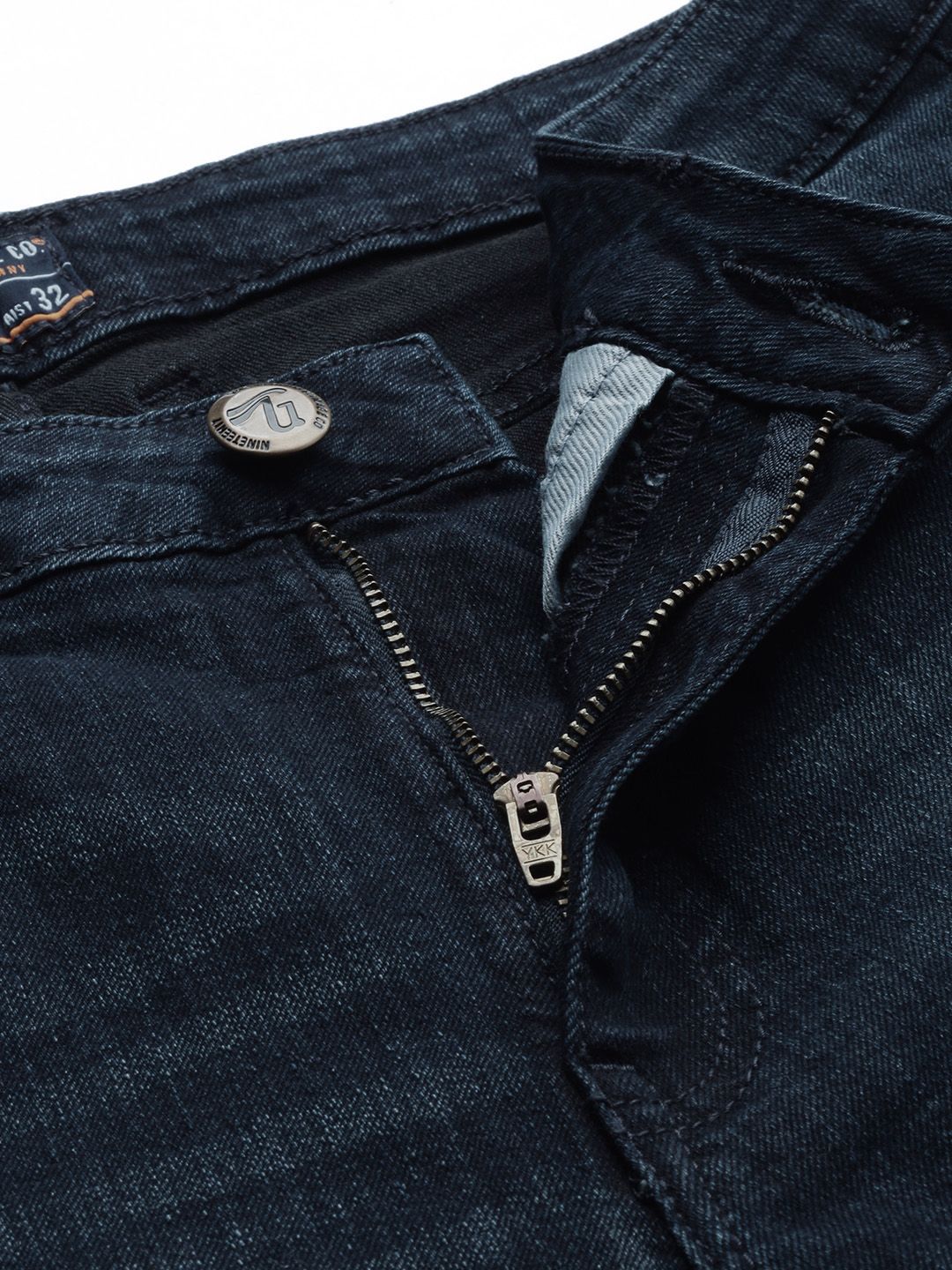 The Indian Garage Co Men Skinny Fit Light Fade Stretchable Jeans