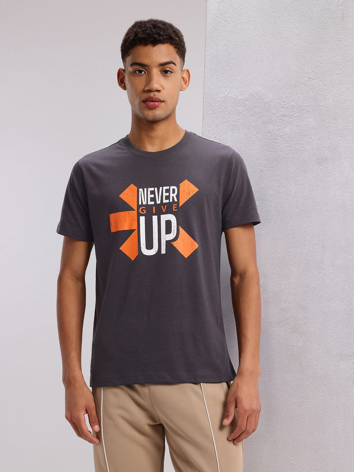 HRX by Hrithik Roshan Men Typography Printed T-shirt