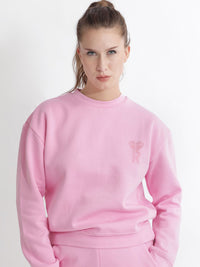RAREISM Round Neck Cotton Sweatshirt