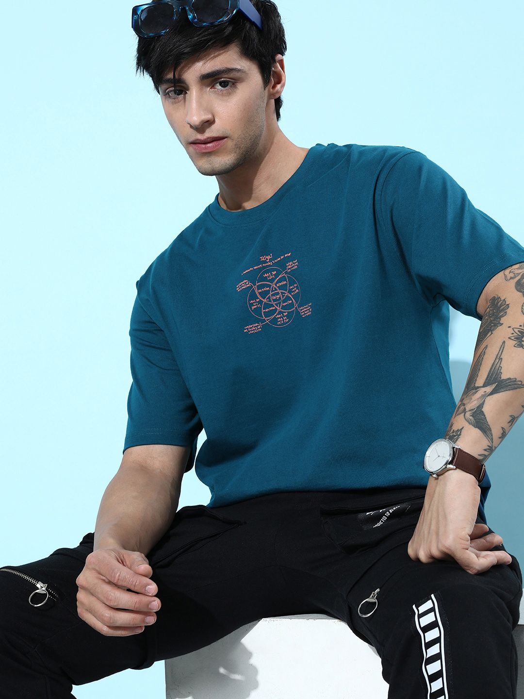 DILLINGER Graphic Printed Oversized T-shirt