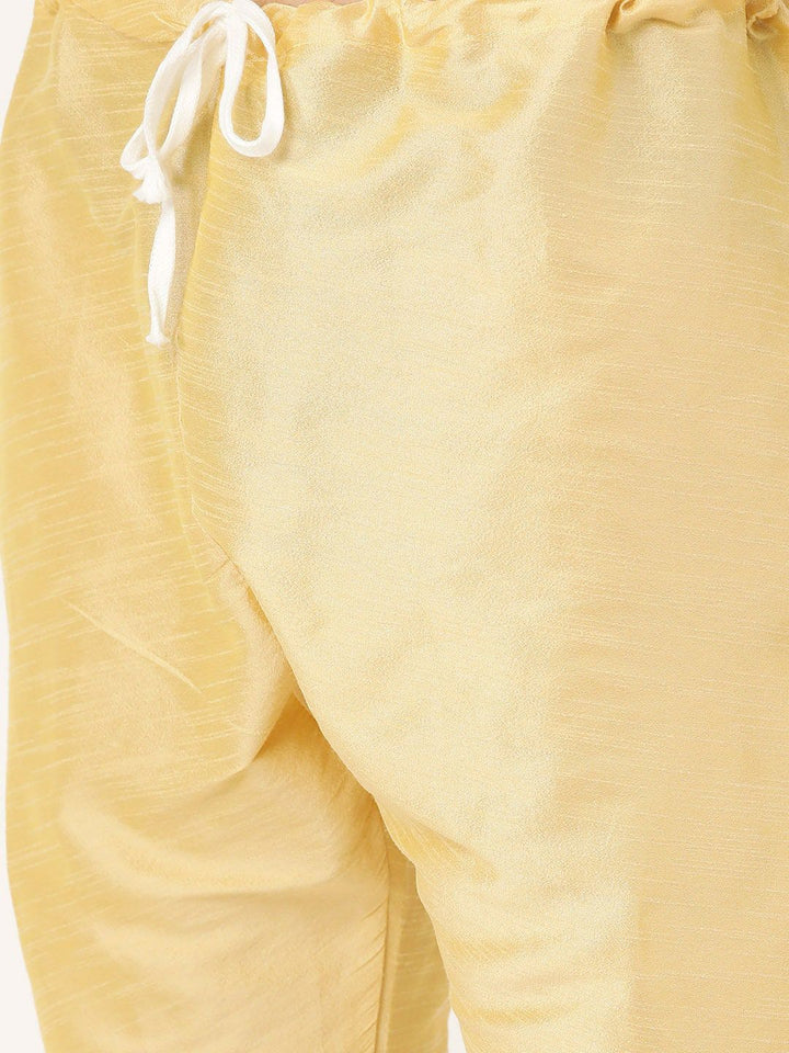 SOJANYA Mandarin Collar Regular Kurta With Churidar & Nehru Jacket