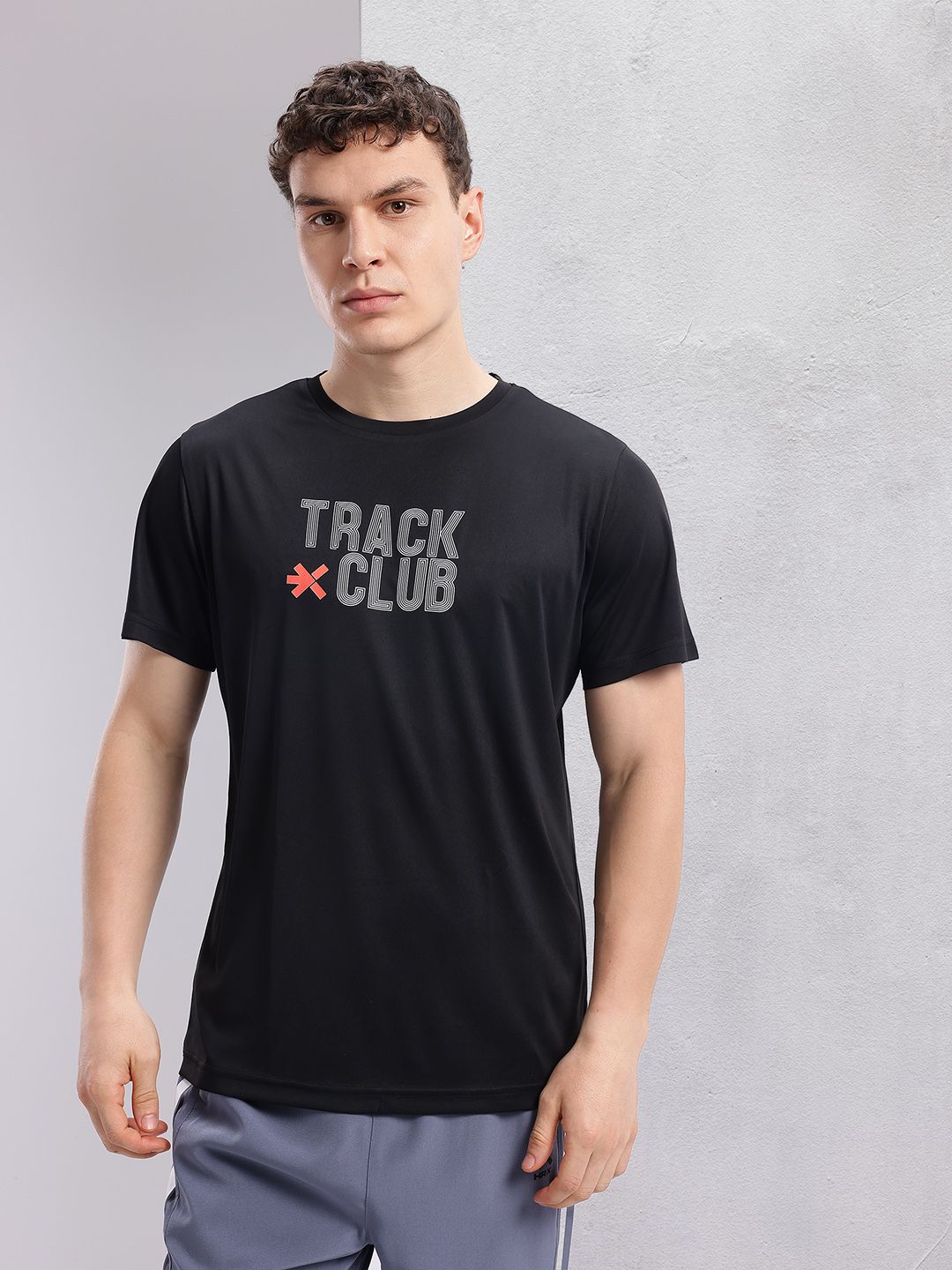 HRX by Hrithik Roshan Men Typography Printed Running T-shirt
