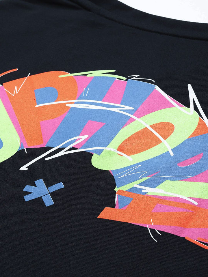 HRX by Hrithik Roshan Typography Printed T-shirt