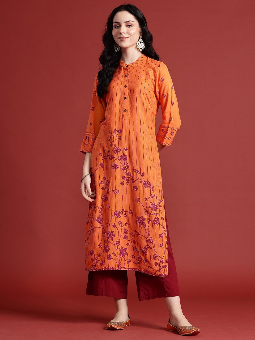 Anouk Floral Printed Kurta
