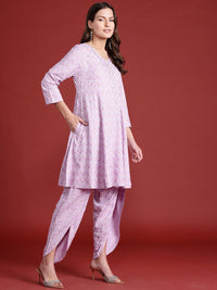 all about you Women Ethnic Motifs Print Kurta with Harem Pants