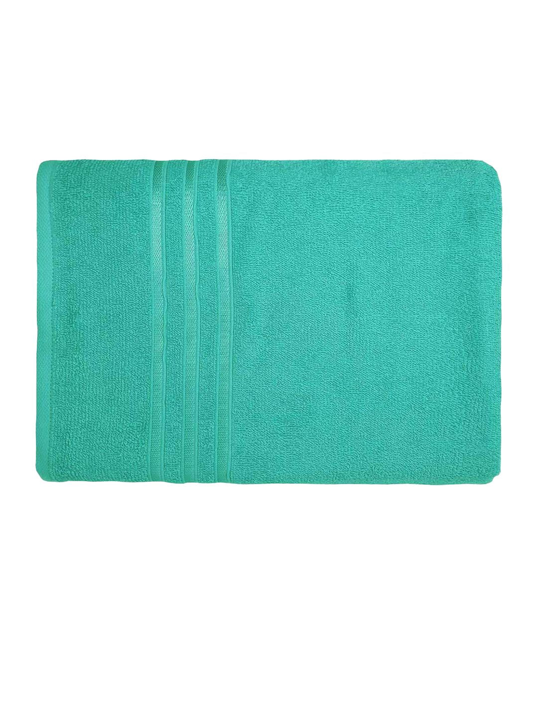MYTRIDENT Green 400GSM Pure-Cotton Bath Towel