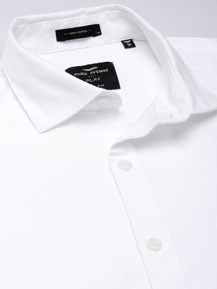 Park Avenue Slim Fit Opaque Pure Cotton Casual Shirt