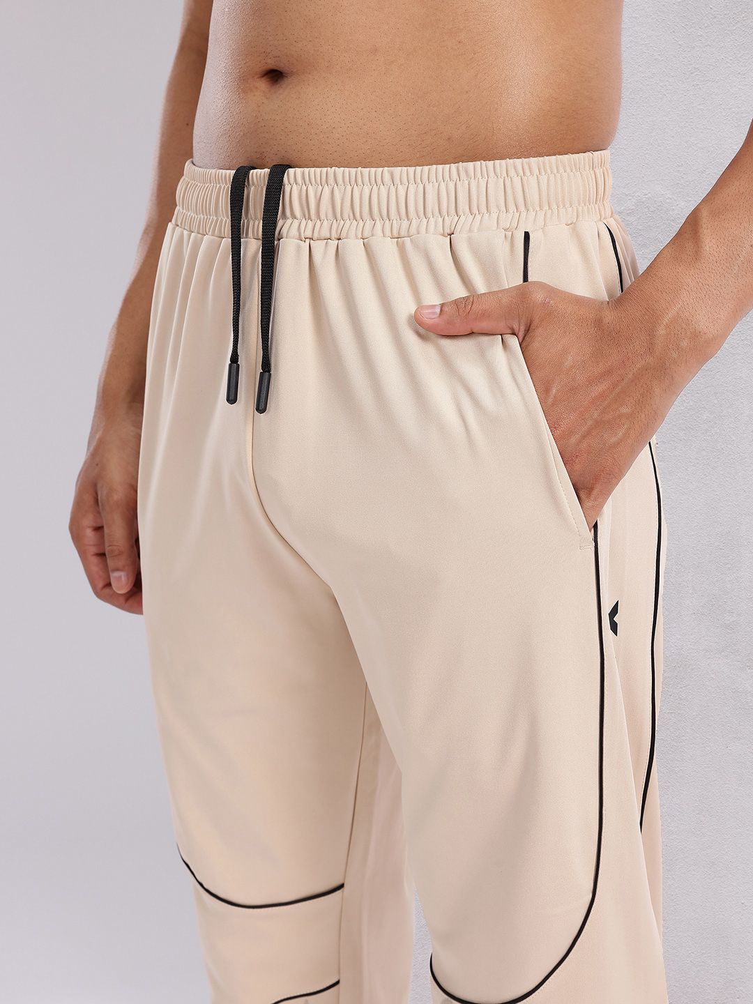 HRX by Hrithik Roshan Men Contrast Piping Rapid-Dry Training Track Pants