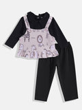 Moms Love Infant Girls Printed Pure Cotton Clothing Set