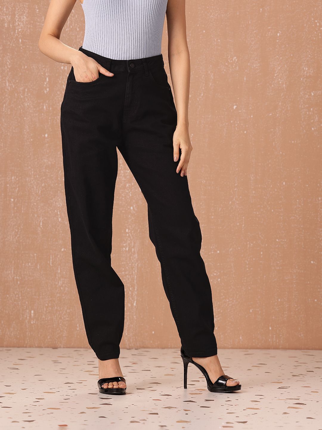 all about you Women Mom Fit High-Rise Stretchable Jeans