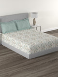 TRIDENT Margaret Epitome Flat 144TC Queen Cotton Bedsheet Set