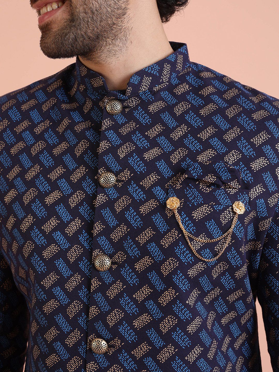 Set KiM Reka Bentuk Kuasa Diri Indowestern Sherwani Set