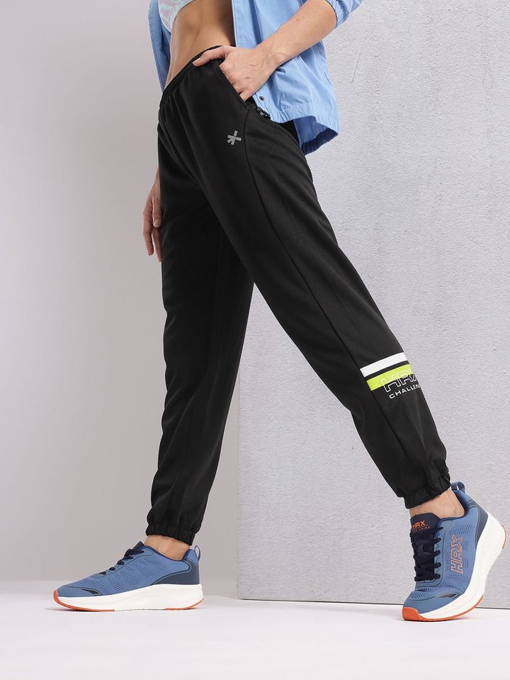HRX by Hrithik Roshan Women Printed Detail Rapid-Dry Running Joggers