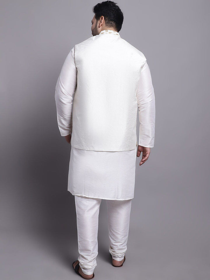 SOJANYA PLUS Regular Kurta & Pyjamas With Nehrujacket