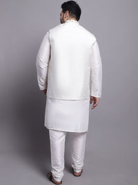SOJANYA PLUS Regular Kurta & Pyjamas With Nehrujacket