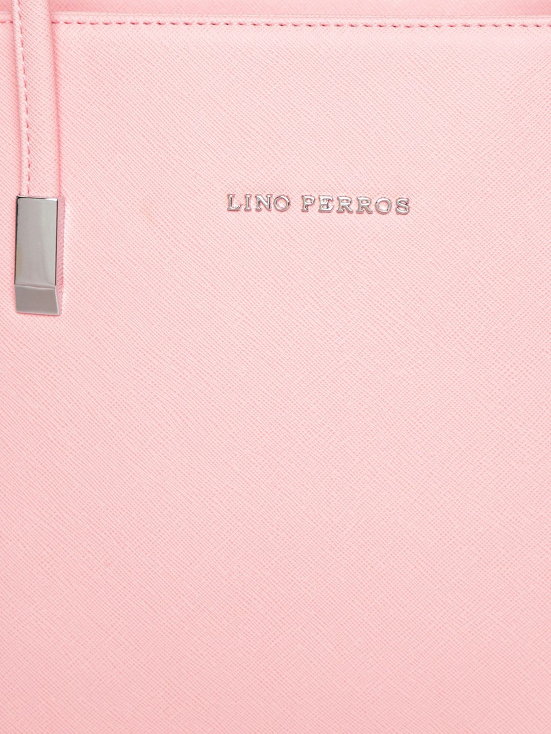 Lino Perros Pink Solid Laptop Bag
