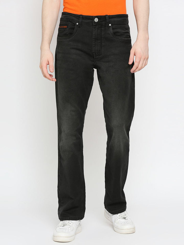 Menjadi Lelaki Manusia Bootcut Fit Cahaya Pudar Seluar Jeans