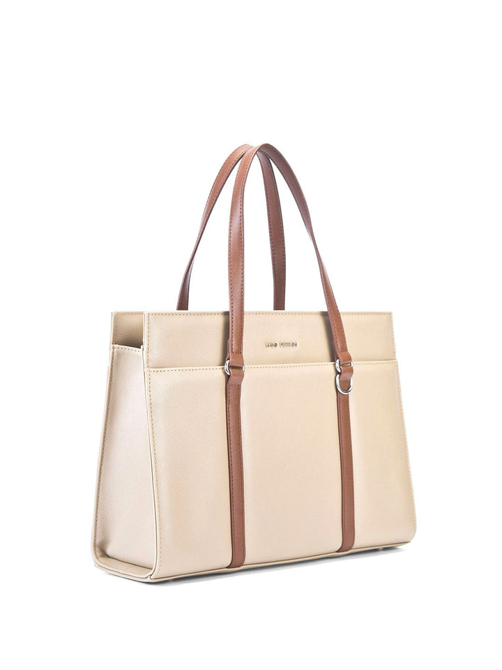 Lino Perros Oversized Structured Tote Bag with Quilted