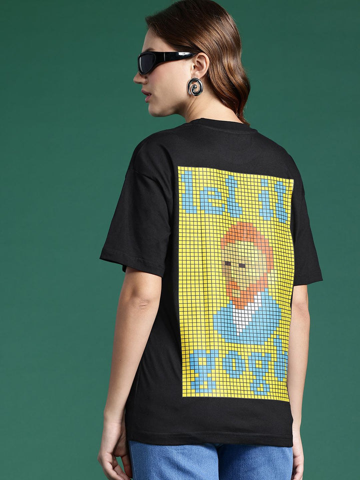 DressBerry Women Printed Pure Cotton T-shirt