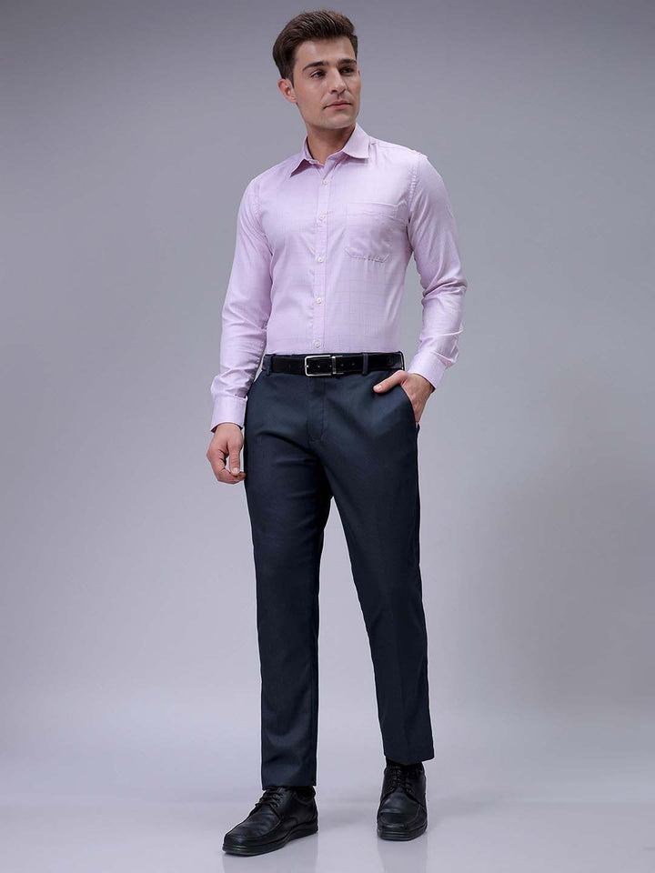 The Indian Garage Co. X Luxe Men Slim Fit Formal Trousers