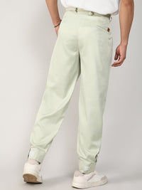 Campus Sutra Men Comfort Mid-Rise Easy Wash Regular Trousers