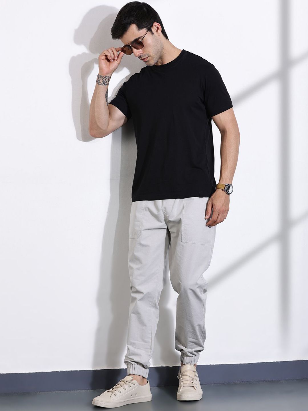 Thomas Scott Men Classic Slim Fit Joggers Trousers