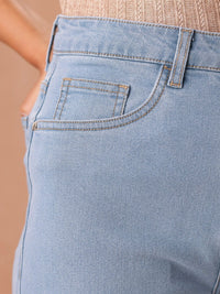all about you Women Wide Leg High-Rise Stretchable Jeans