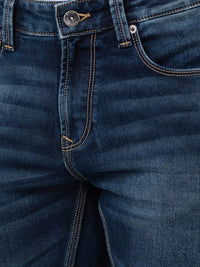 SPYKAR Men Slim Fit Low-Rise Heavy Fade Stretchable Jeans