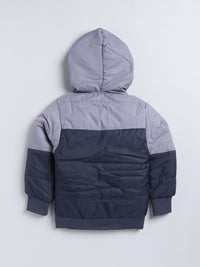 Moms Love Infant Boys Colourblocked Lightweight Padded Jacket