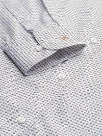 Raymond Pure Cotton Slim Fit Printed Formal Shirt