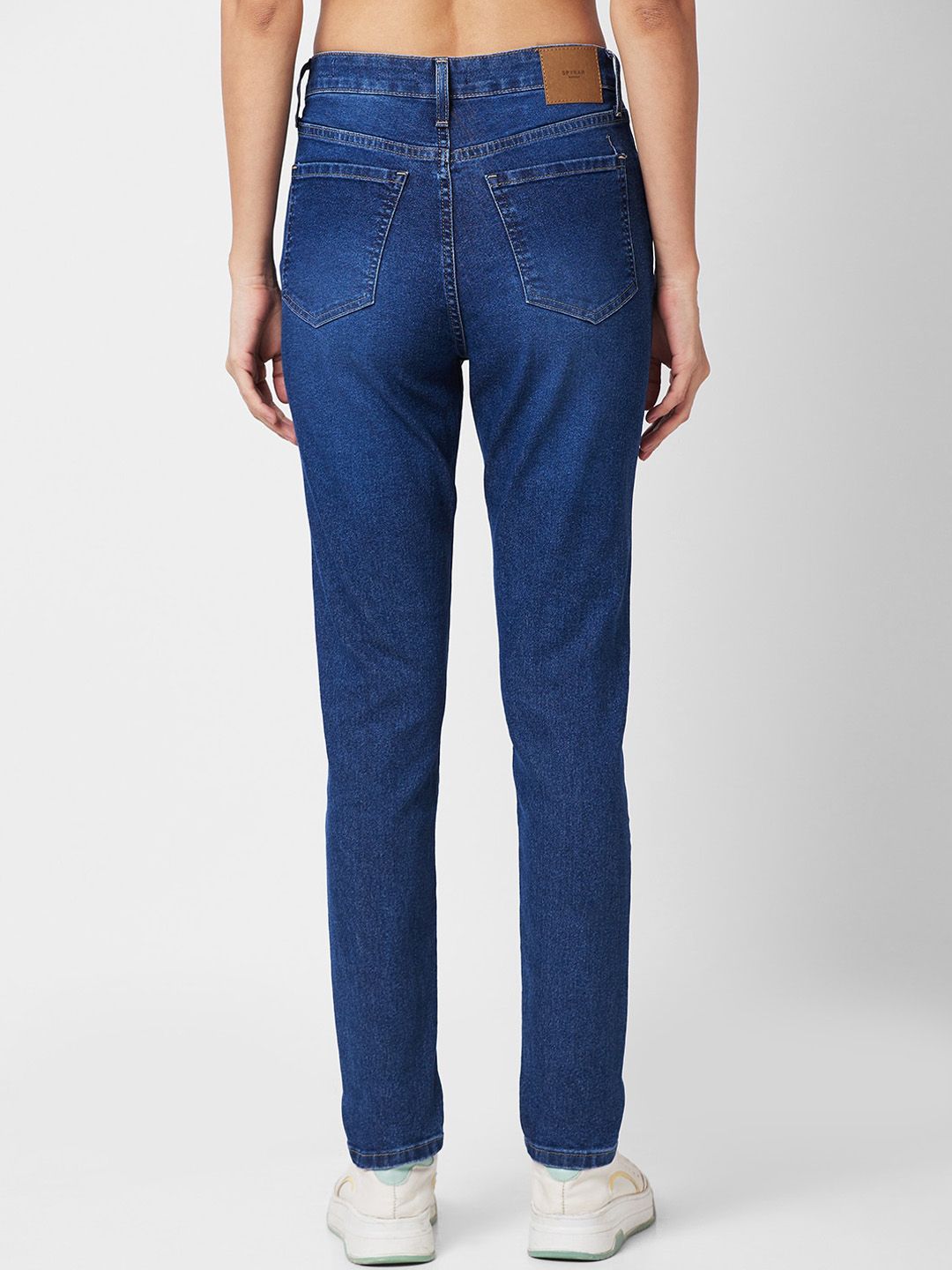 SPYKAR Women Slim Fit High-Rise Light Fade Stretchable Jeans
